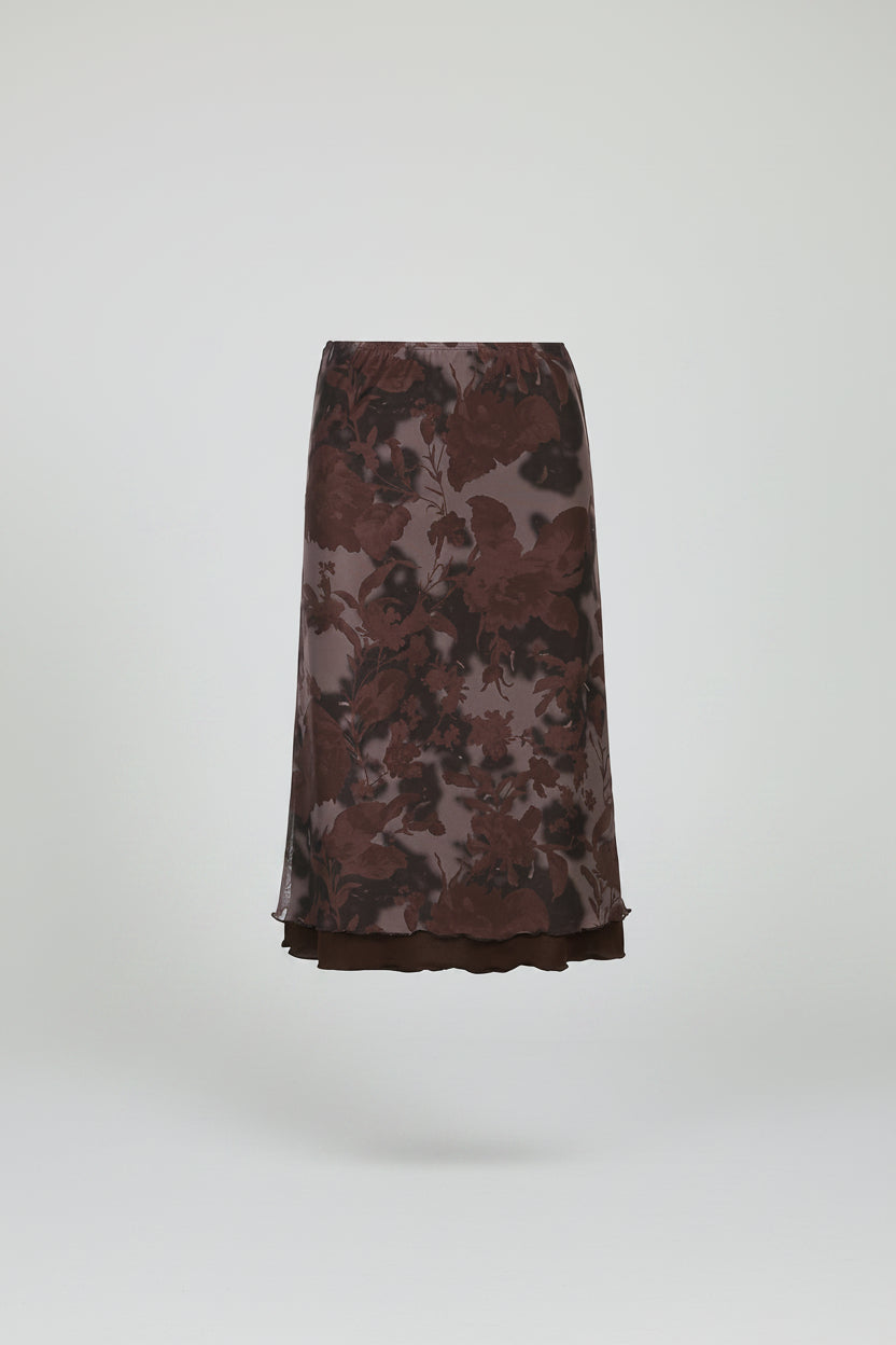 Falda con Estampado Floral para Mujer