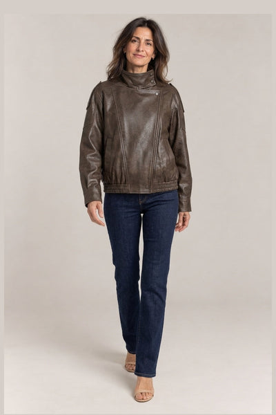 Clara | Chaqueta Oversize de Polipiel