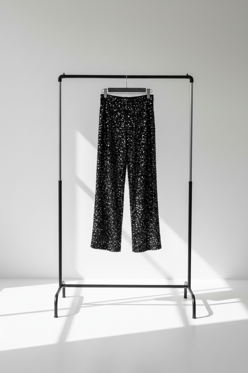 Pantalones de Fiesta Brillantes para Mujer