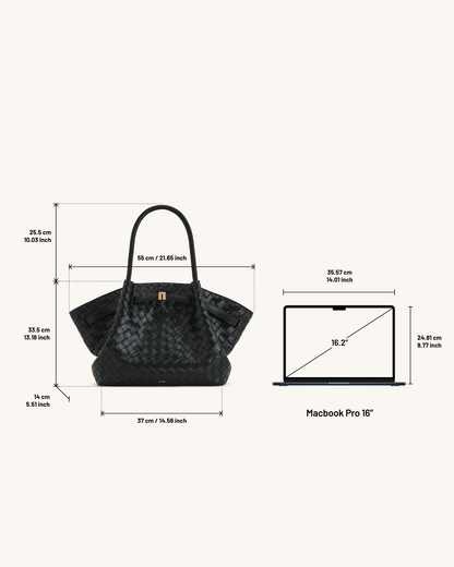 Hana | Bolso shopper de tejido trenzado