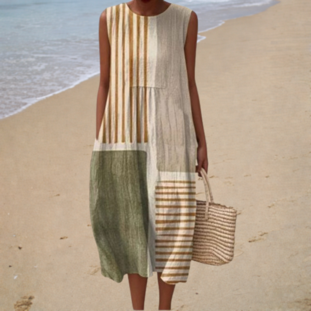 Alexandrine | Vestido midi sin mangas