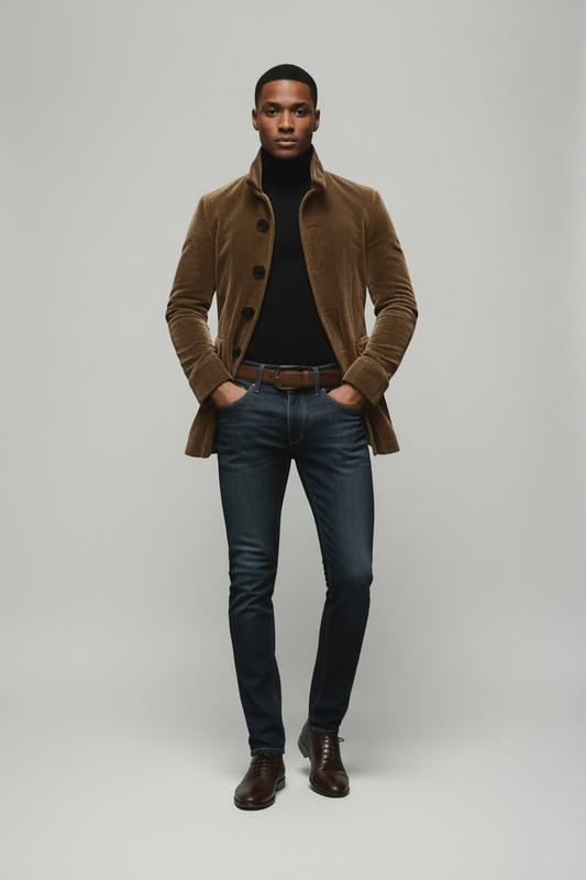 Chaqueta Hombre Estilo Moderno