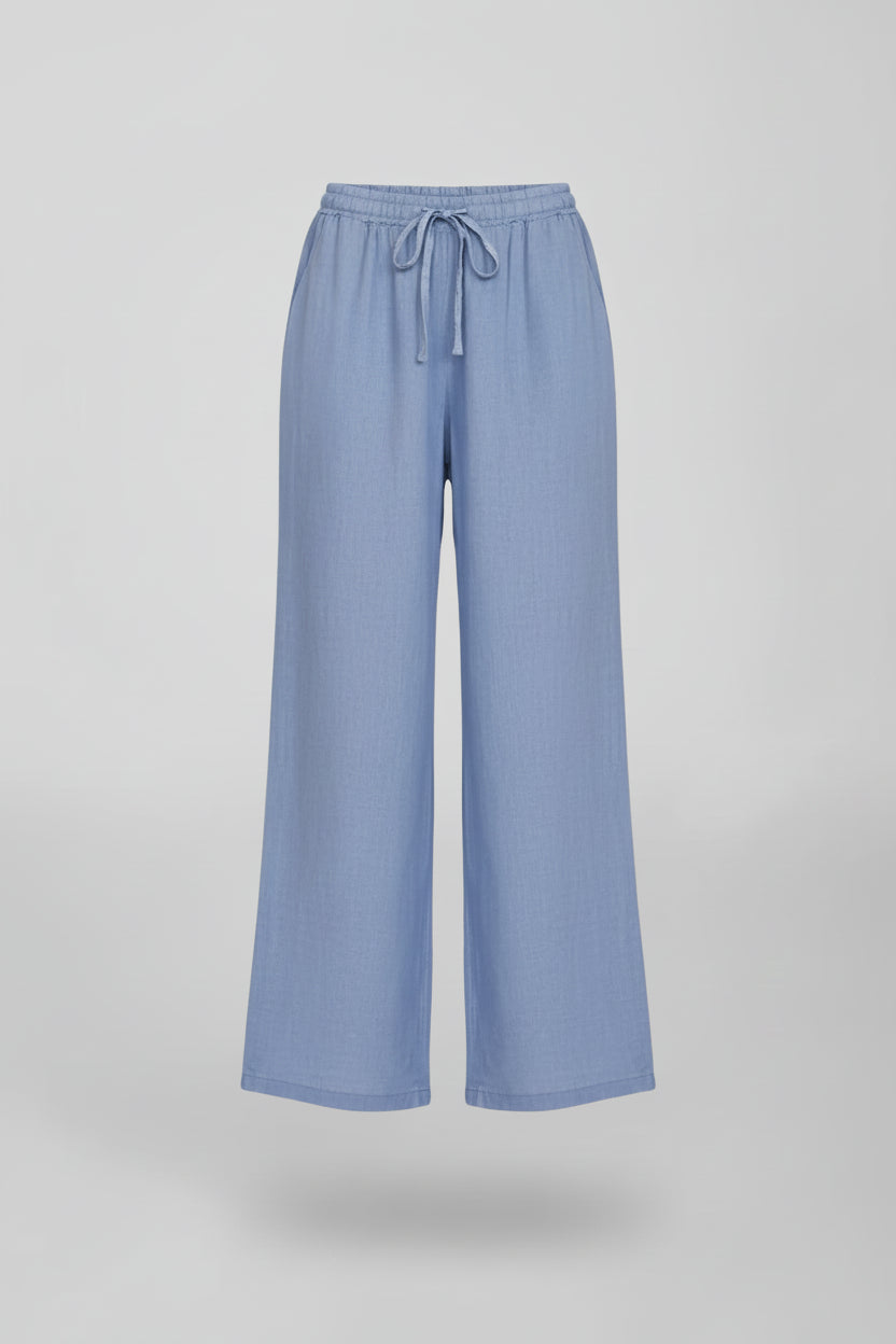 Pantalón de Algodón y Lino para Mujer