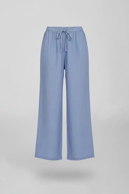 Pantalón de Algodón y Lino para Mujer