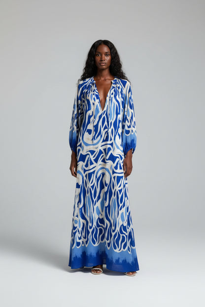 Vestido Boho con Estampado para Mujer