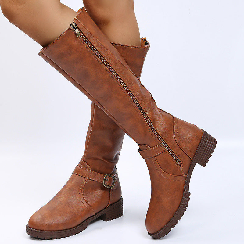 Éliane | Botas altas con hebilla
