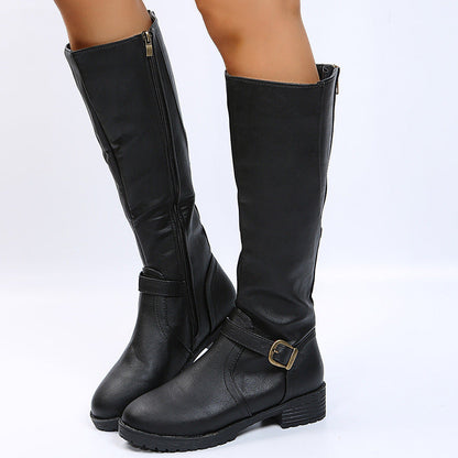Éliane | Botas altas con hebilla