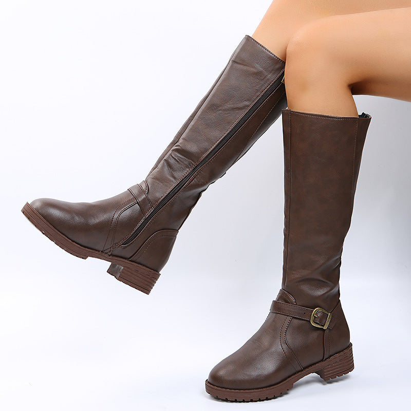 Éliane | Botas altas con hebilla