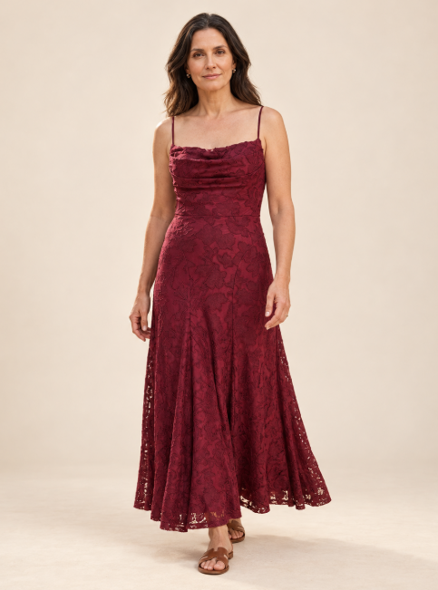 SOFIA | Vestido Maxi Jacquard para Invitada