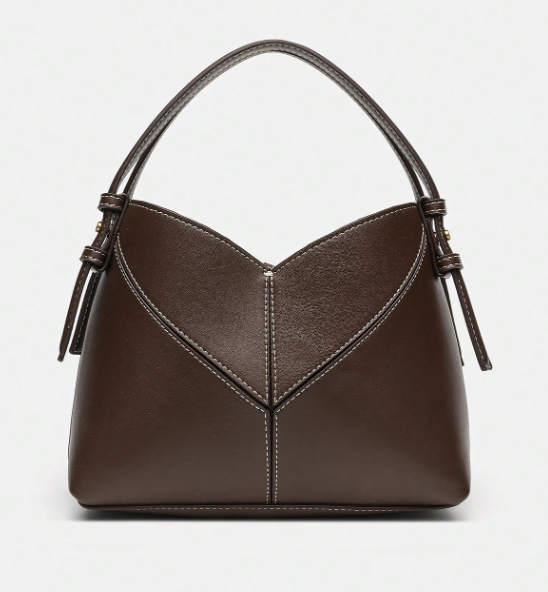 Nora | Bolso de Hombro con Costura en Pico