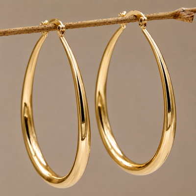 Pendientes vintage dorados