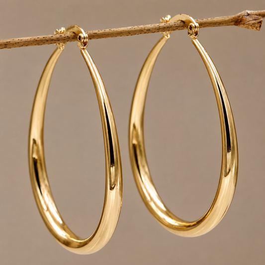 Pendientes vintage dorados