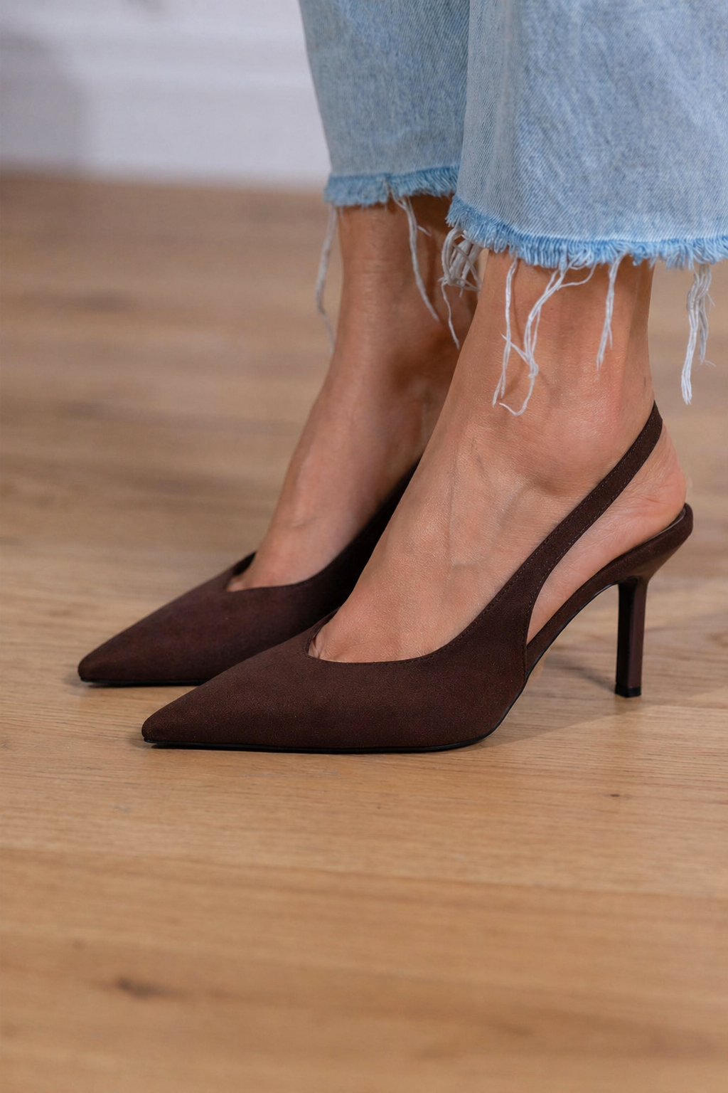 Marlena | Zapatos de tacón bajo en nude