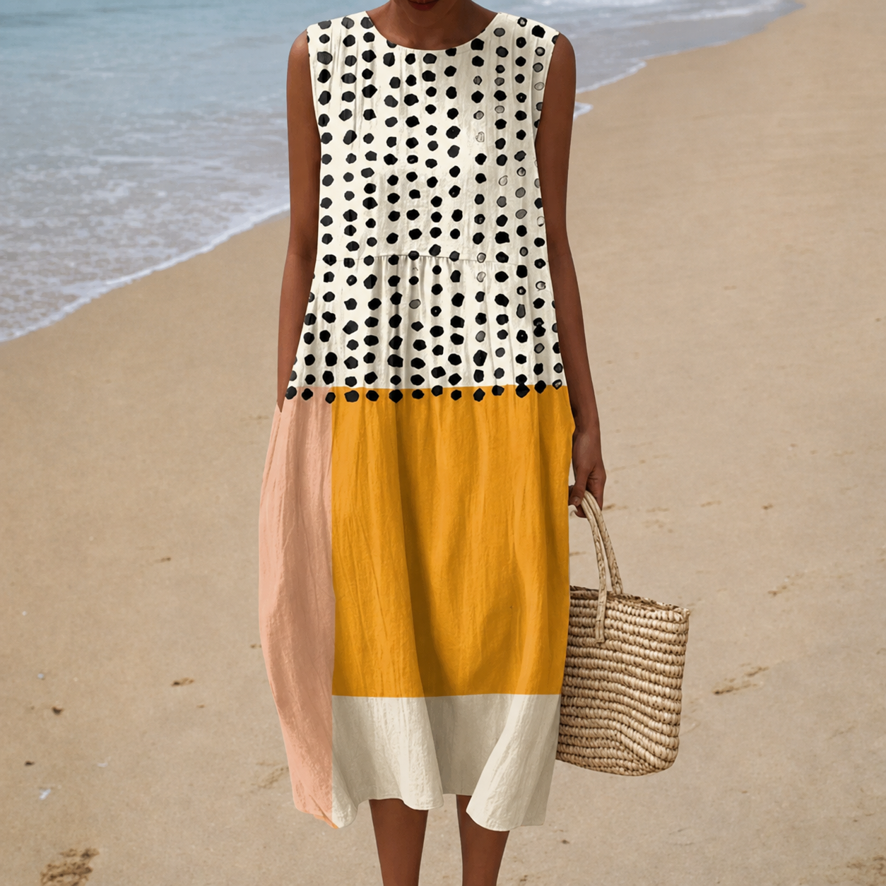 Albertine | Vestido midi sin mangas