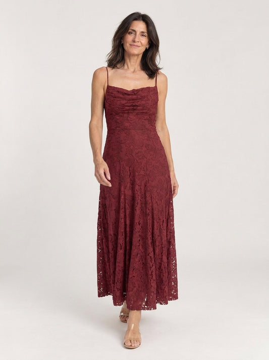 SOFIA | Vestido Maxi Jacquard para Invitada