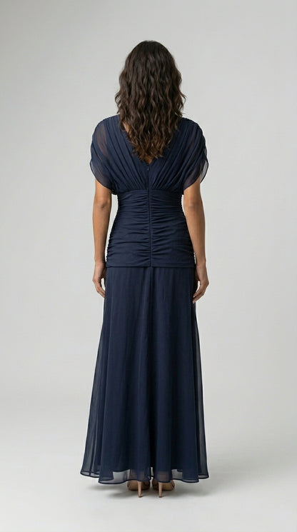 Avery | Vestido Azul Elegante