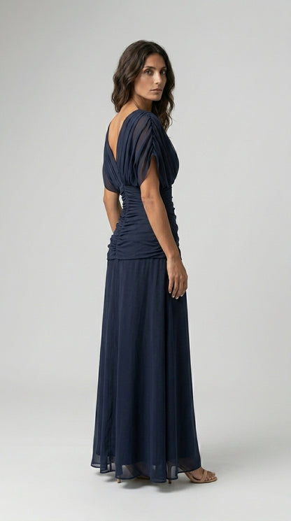 Avery | Vestido Azul Elegante