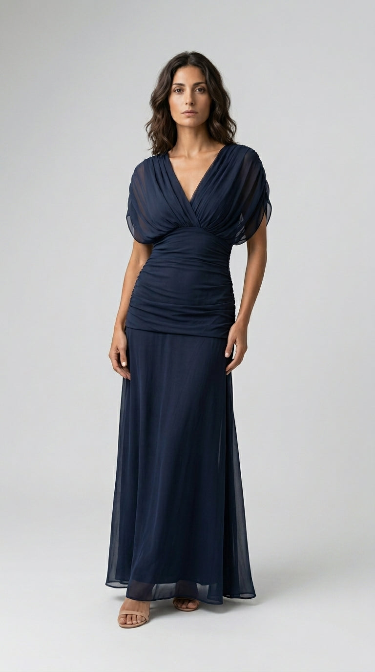 Avery | Vestido Azul Elegante