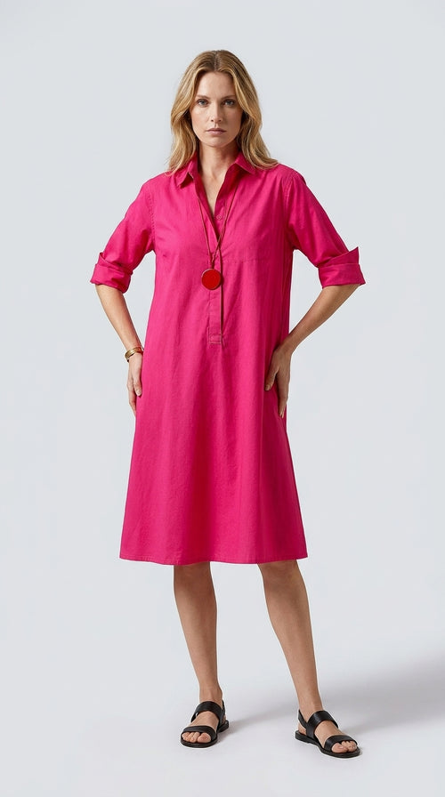 Wilma | Vestido Midi Rosa