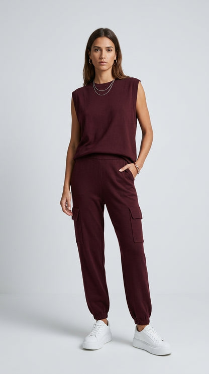 Valentina | Conjunto informal de corte holgado con bolsillos