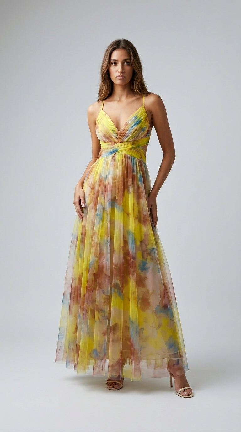 Giselle | Maxi Vestido Floral Encantador