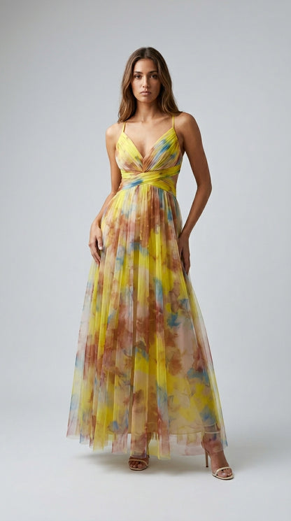 Giselle | Maxi Vestido Floral Encantador