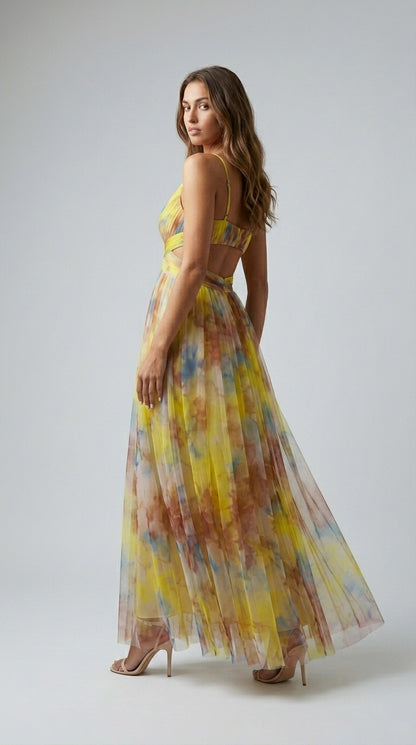 Giselle | Maxi Vestido Floral Encantador