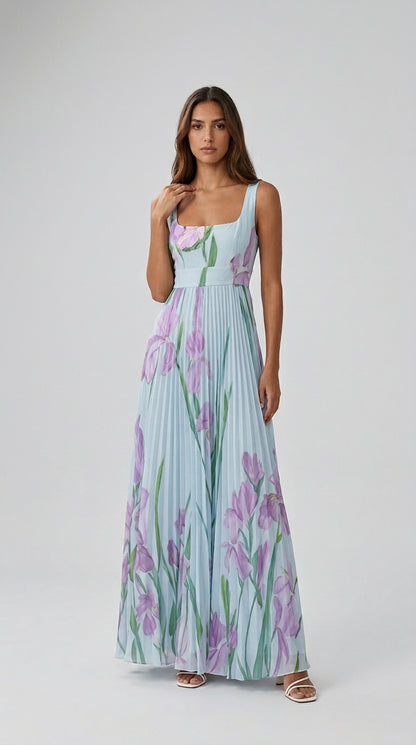 Oriah | Abito Maxi A-Line Floreale