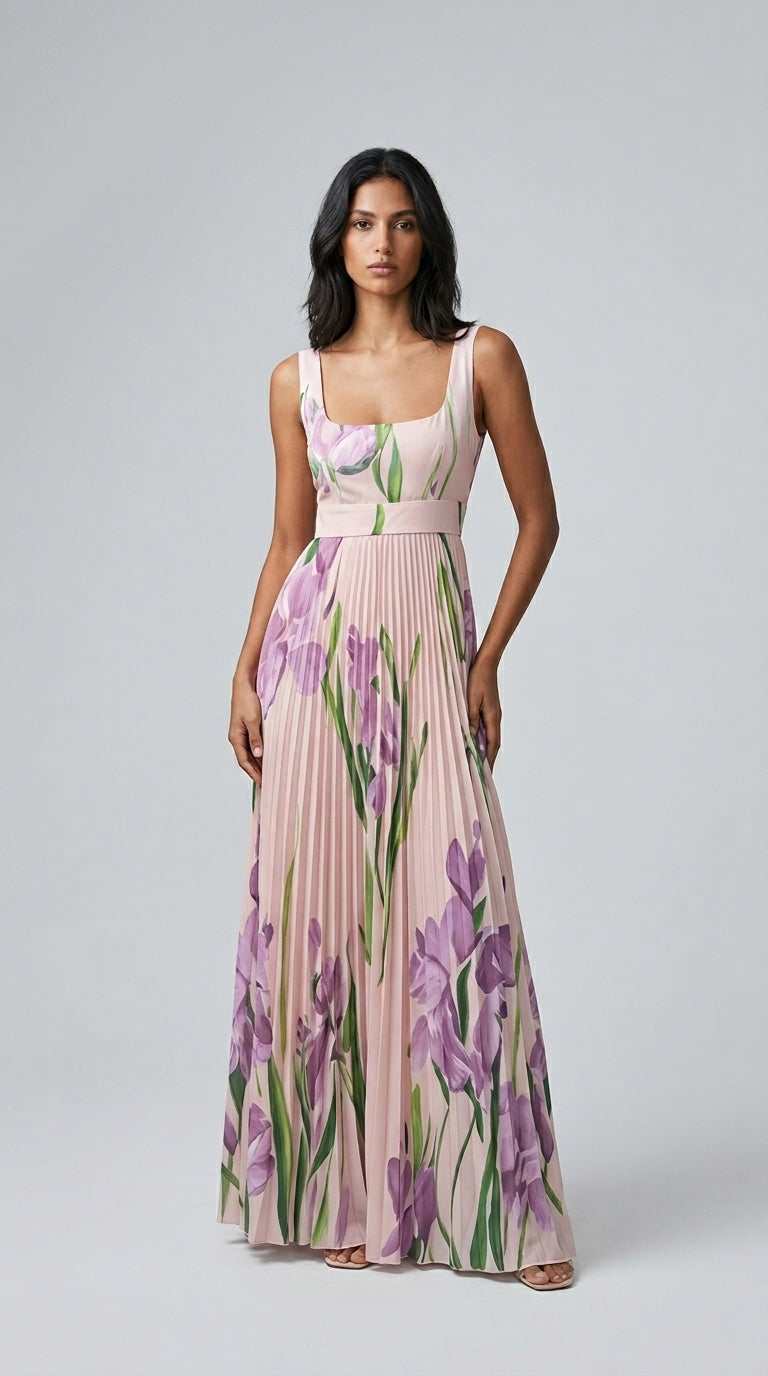 Oriah | Abito Maxi A-Line Floreale