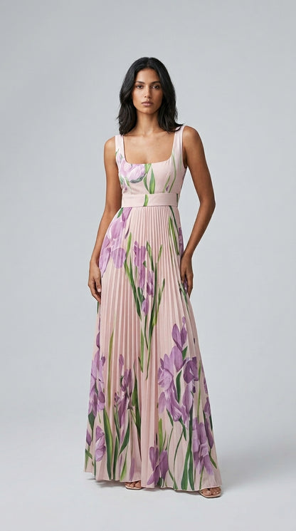 Oriah | Abito Maxi A-Line Floreale