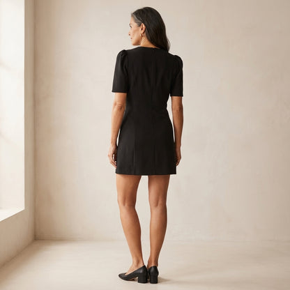 Bianca | Vestido Mini de Manga Abullonada