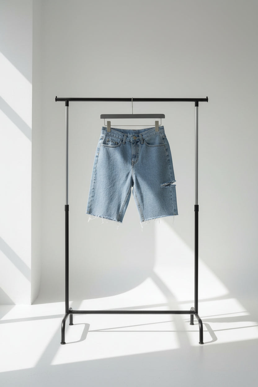Pantalón Vaquero Corto para Mujer
