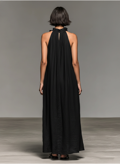 Elena | Vestido Maxi con Bolsillos