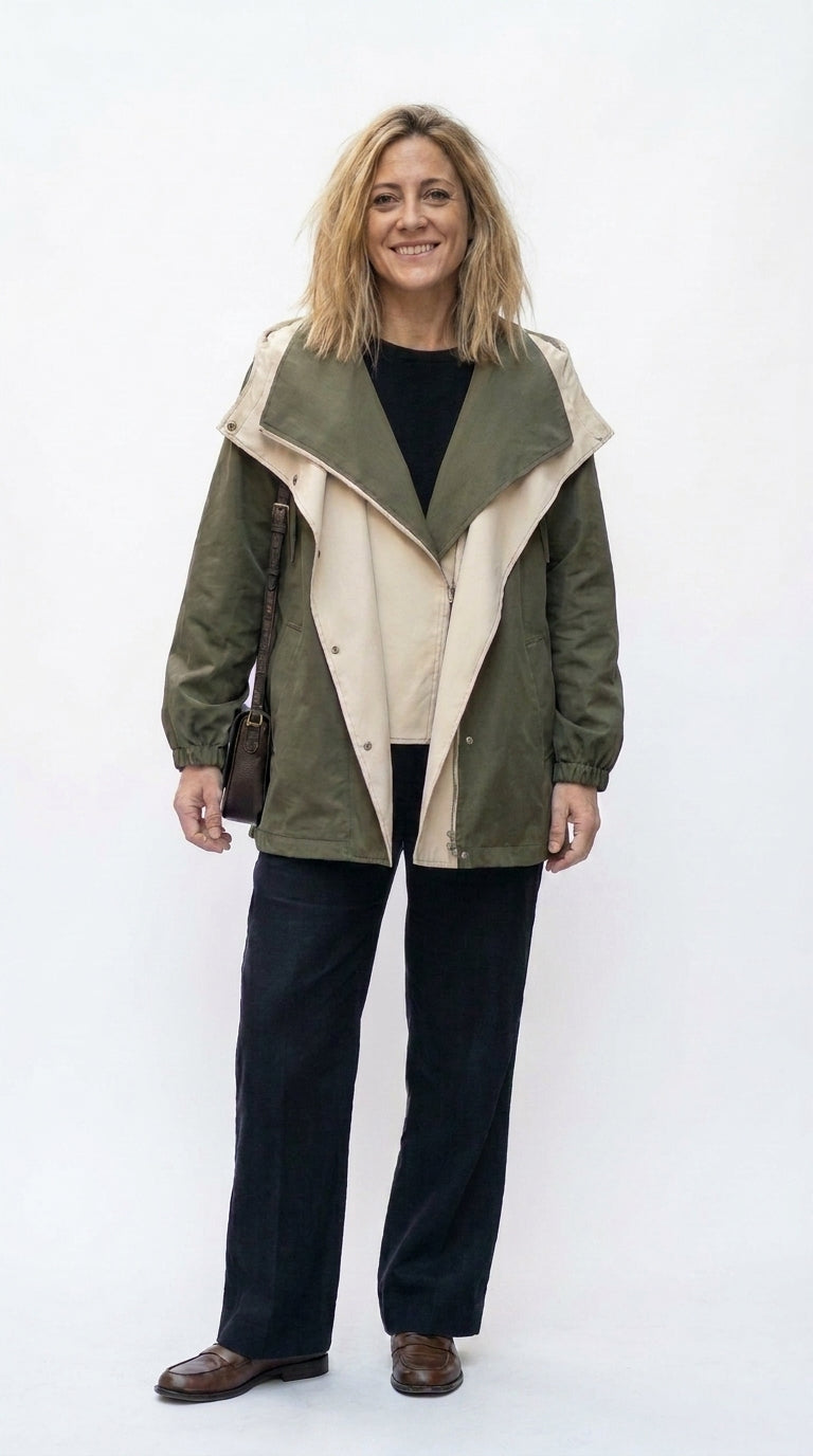 Alva | Chaqueta de Entretiempo con Capucha