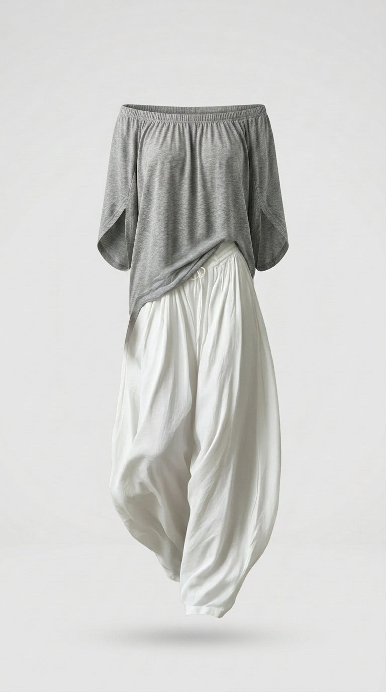 Isabella | Conjunto Bohemio Fluido Pantalón Farol