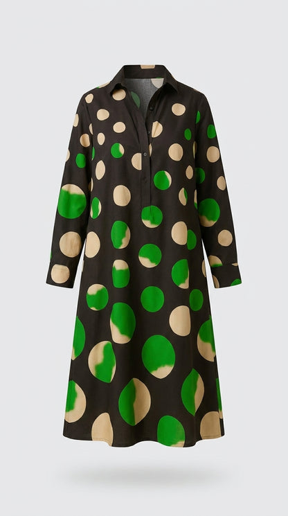 Loretta | Vestido Midi Negro
