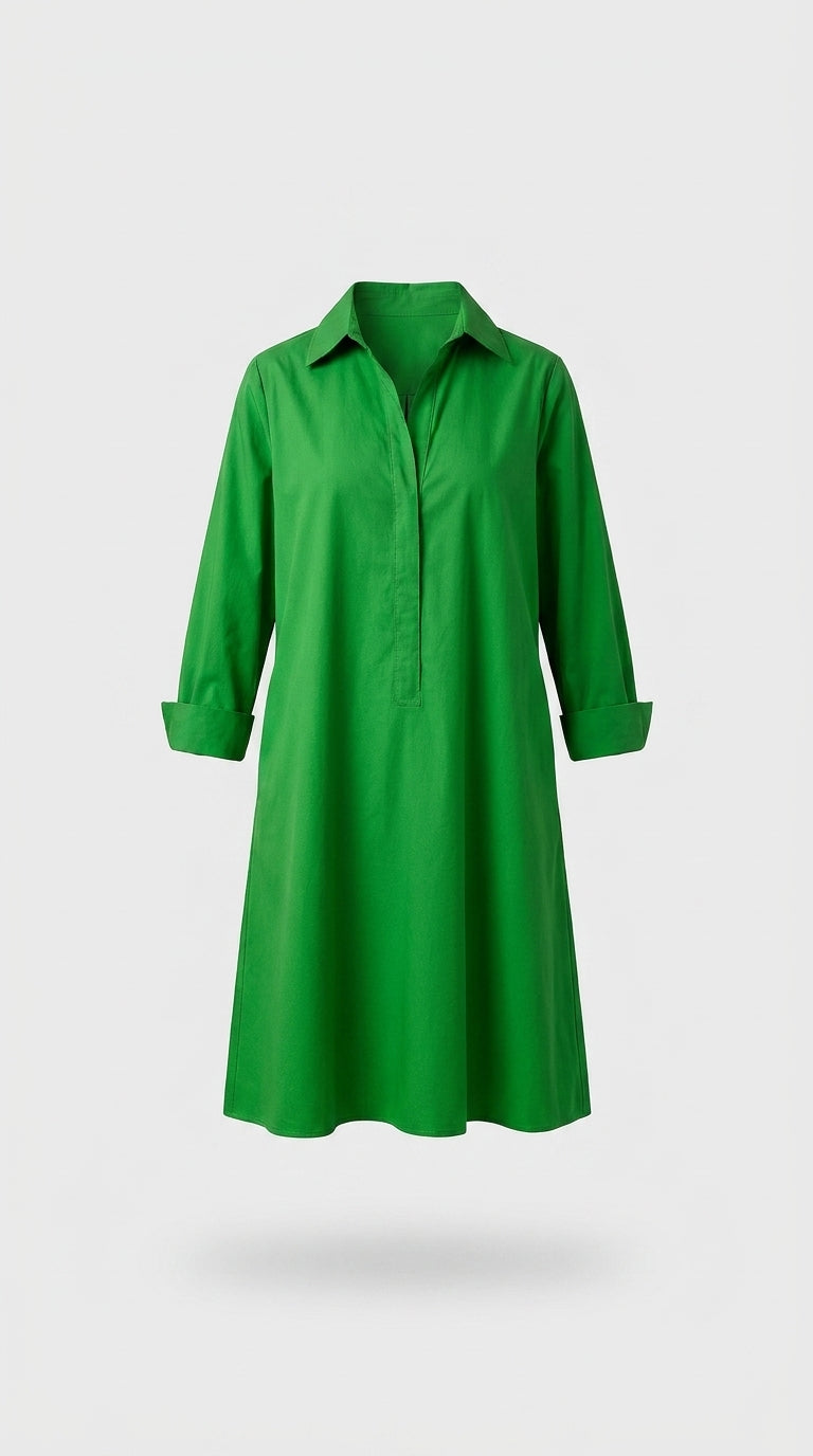 Clara | Vestido Midi Verde