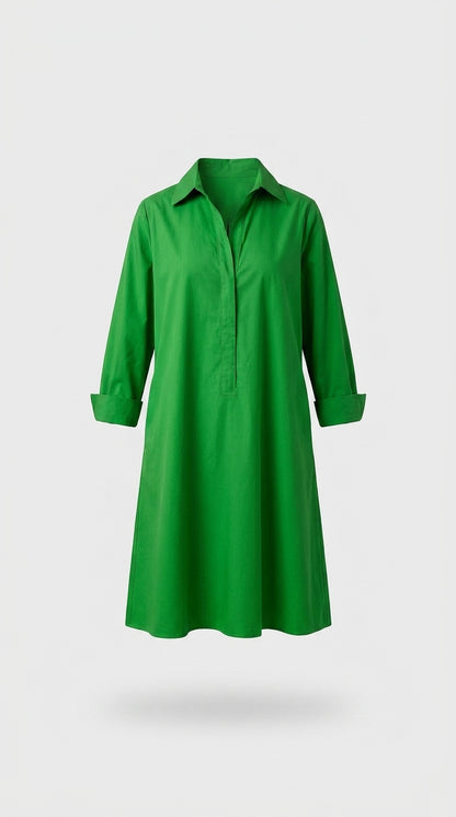 Clara | Vestido Midi Verde