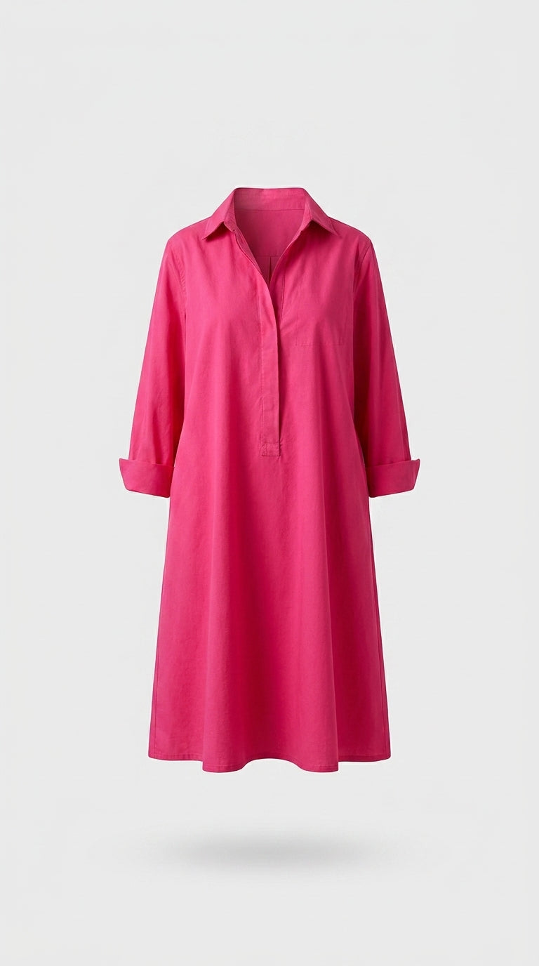 Wilma | Vestido Midi Rosa