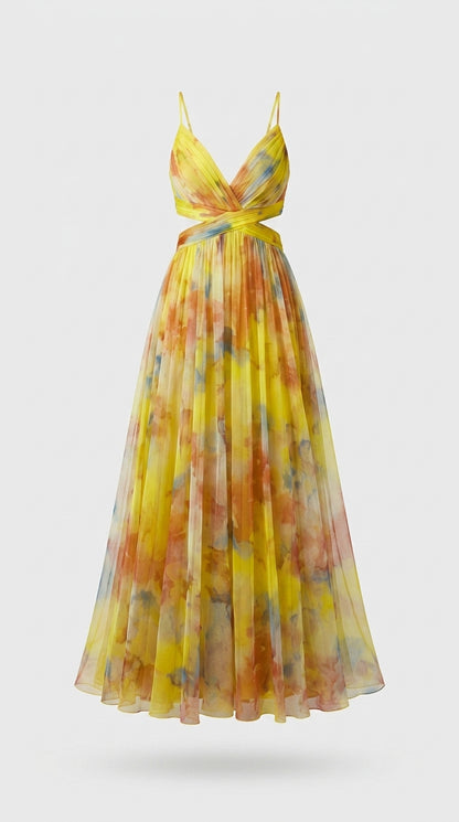 Giselle | Maxi Vestido Floral Encantador
