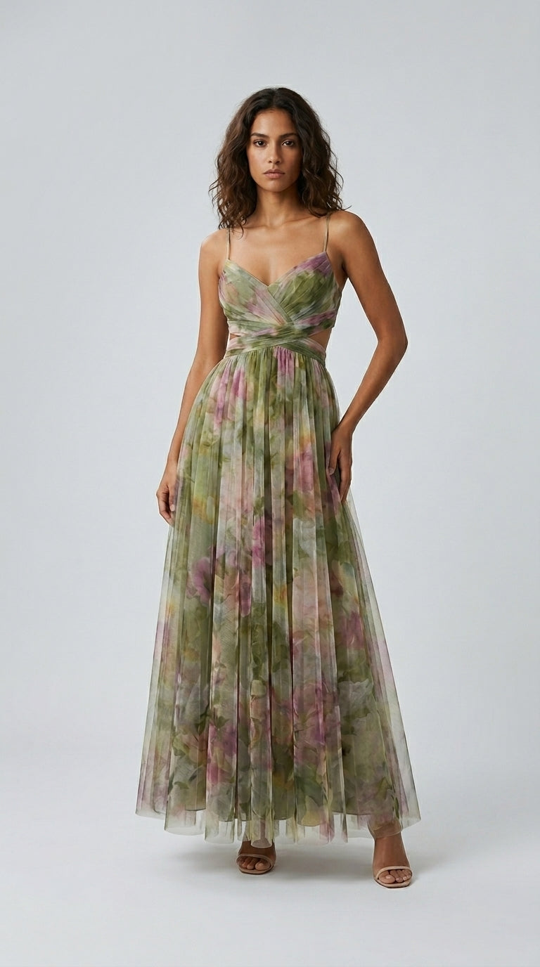 Giselle | Maxi Vestido Floral Encantador