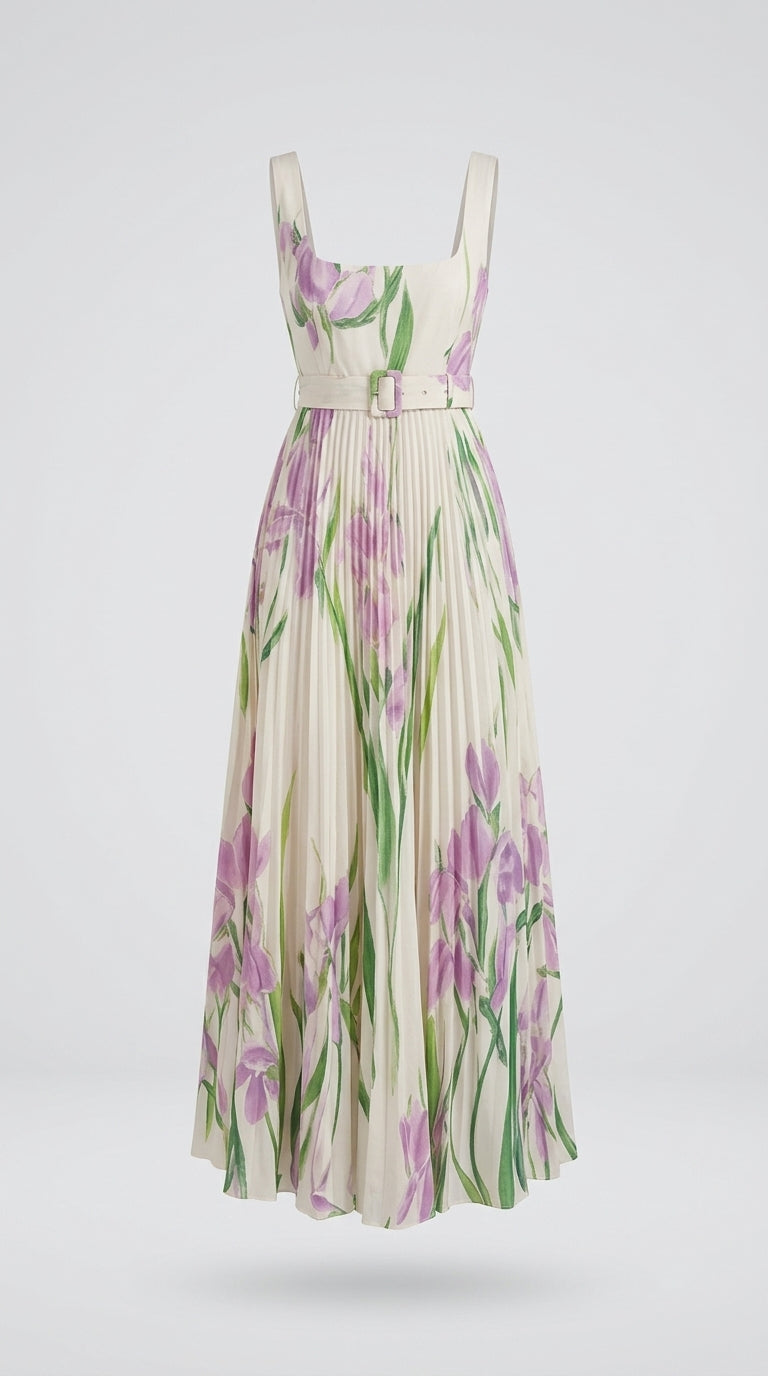 Oriah | Abito Maxi A-Line Floreale