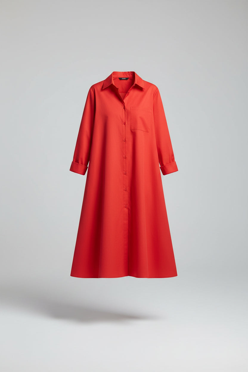 Vestido de Verano Liso para Mujer