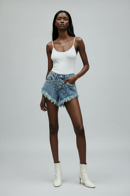 Shorts Vaqueros de Mujer