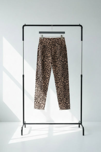 Vaqueros con Estampado de Leopardo