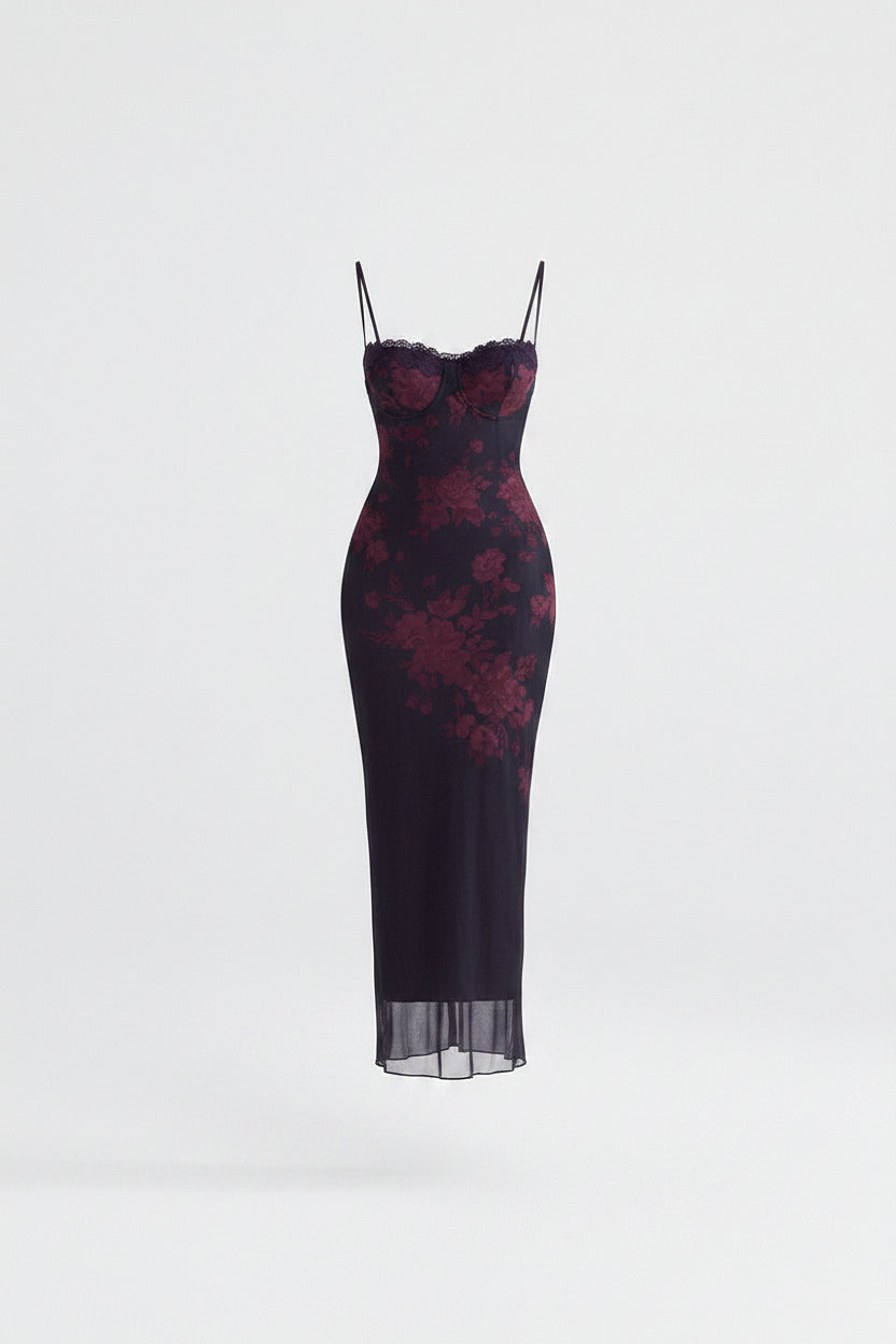 Vestido con Estampado Floral para Mujer