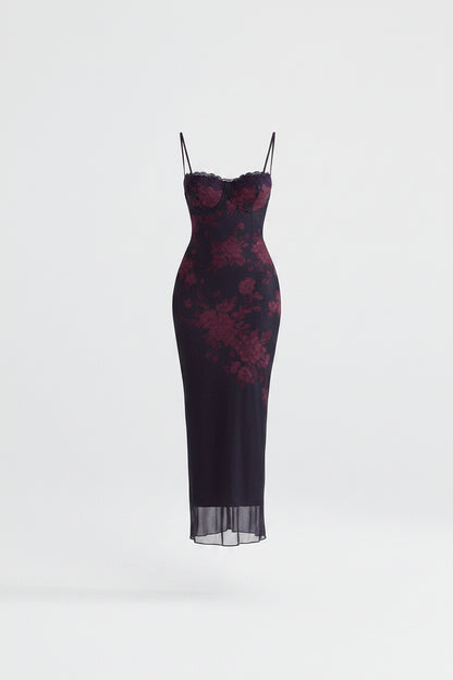 Vestido con Estampado Floral para Mujer