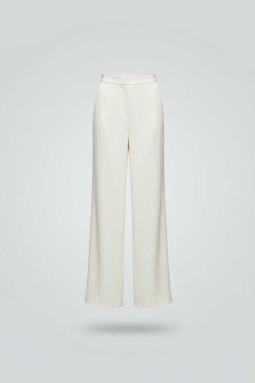 Pantalón de Pierna Ancha de Satén Elegante