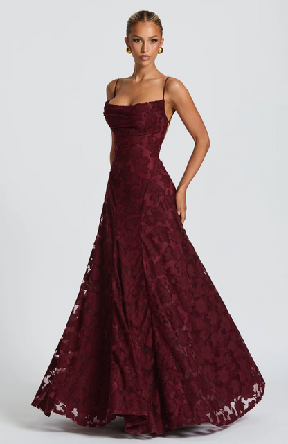 Vestido Maxi de Encaje SOFIA — Elegante para Invitada