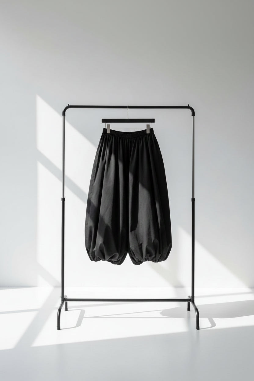 Pantalón de Pierna Ancha de Algodón
